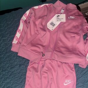 Nike Pink Tracksuit Set